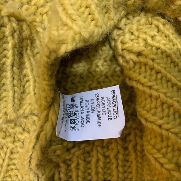 angela mara Bubble Bobble Sleeve Knitted Cardigan Chunky Knit Jumper Sweater - Picture 6 of 7